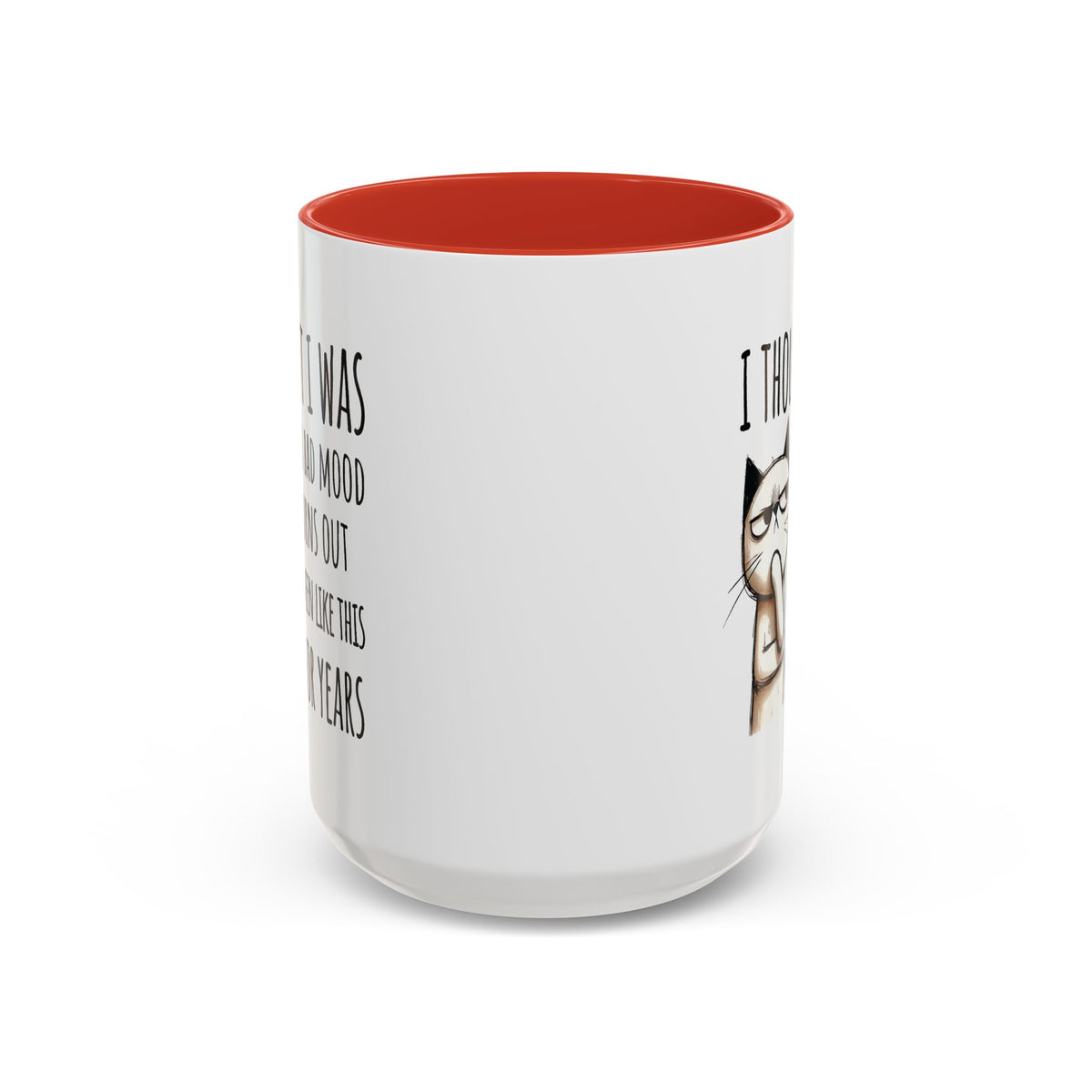 Adult Mug - I Thought I Was In A Bad Mood