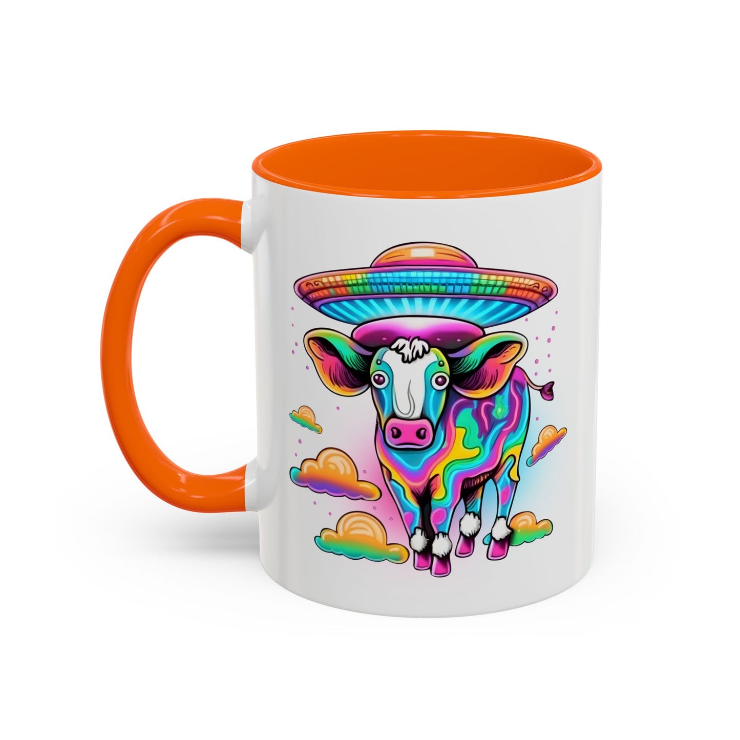 Alien Mug - Multicoloured Cow