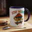 Humor Mug - Stay Weird Mushroom Skateboard