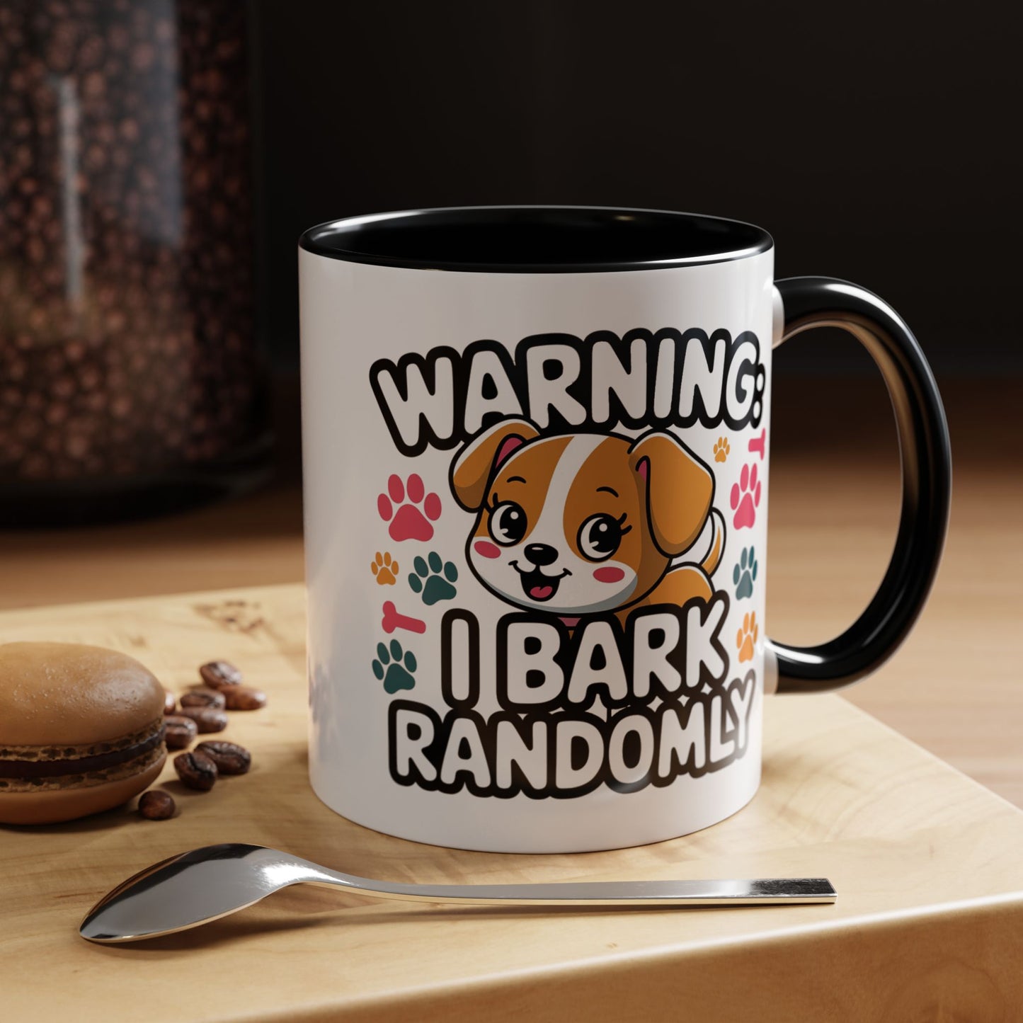 Animal Mug - Warning I Bark Randomly