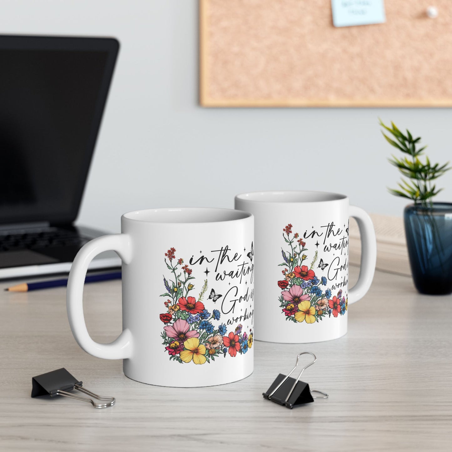 Religious Mug - In The Waiting
