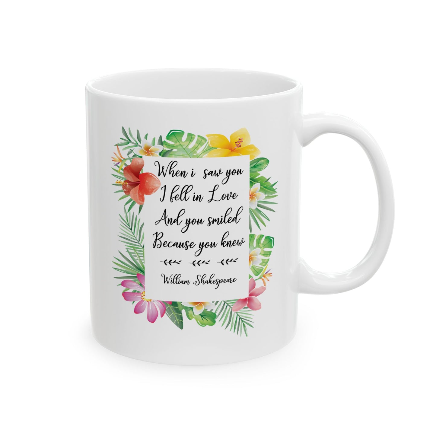 Valentine's Day Mug - When I Saw You
