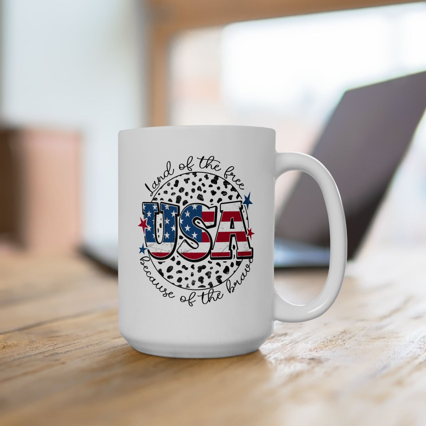 4th of July Mug - USA Land of the Free