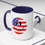 4th of July Mug - America Smiley Face