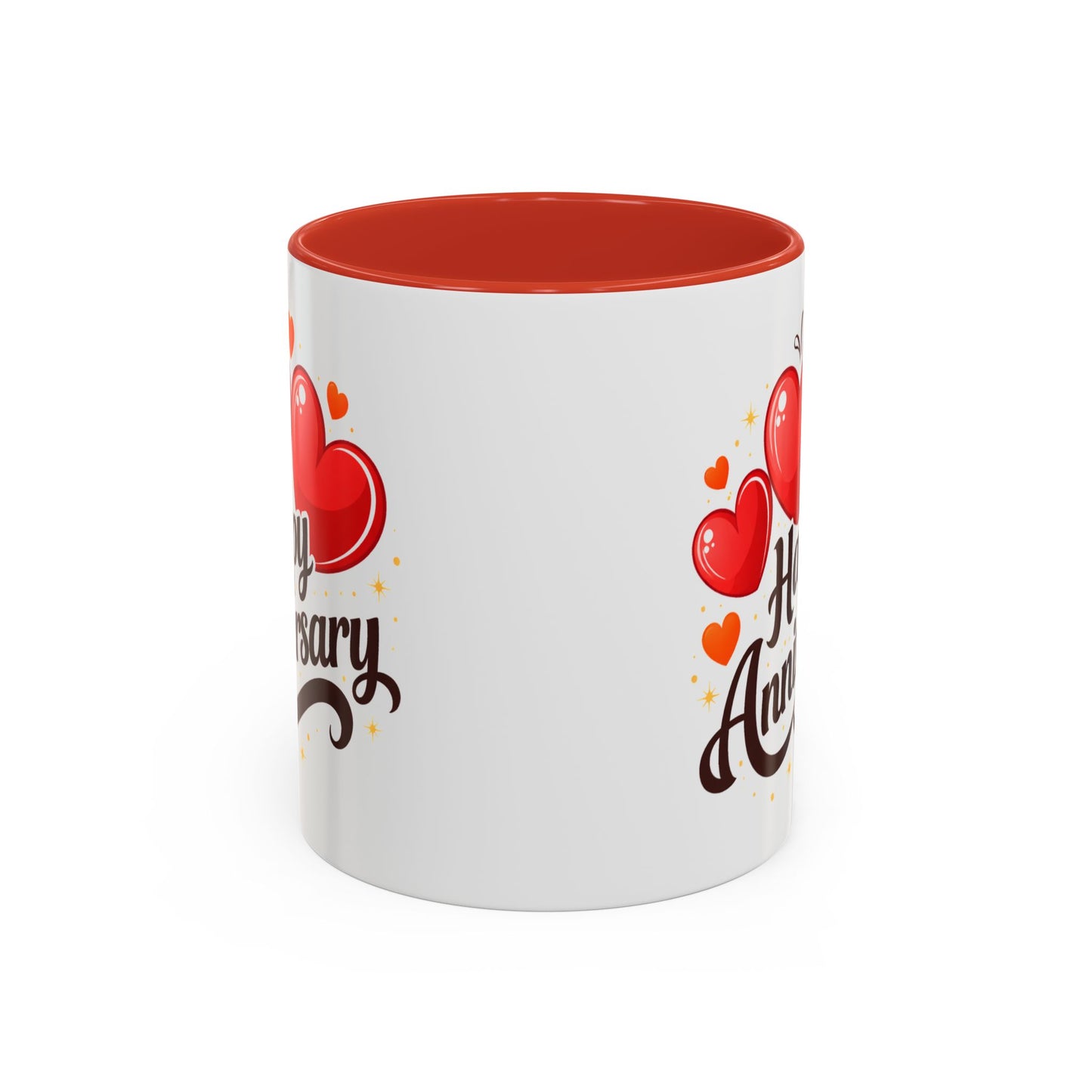 Anniversary Mug - Happy Anniversary Hearts