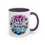 Wellness Mug - Love More Worry Less Circle