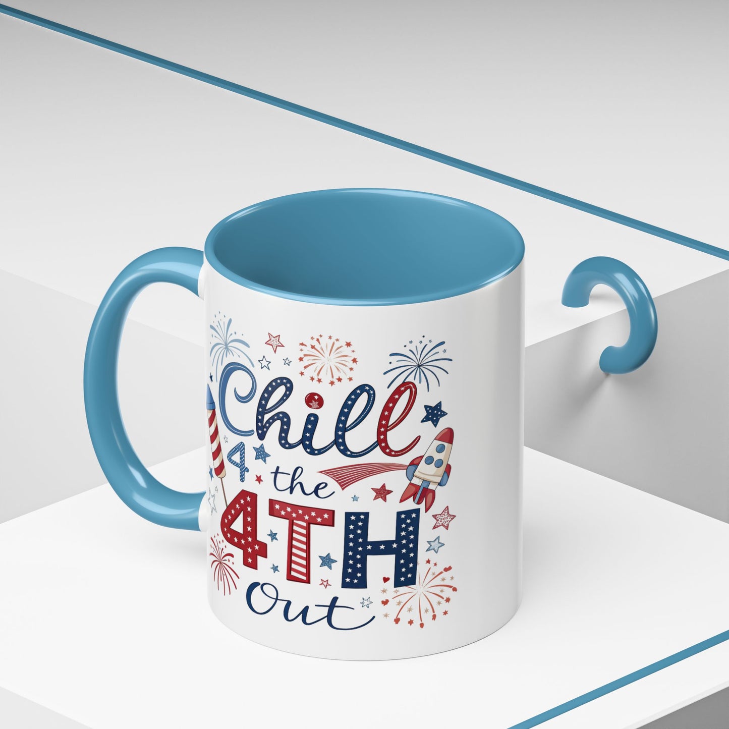 4th of July Mug - Chill the 4th Out Celebrations