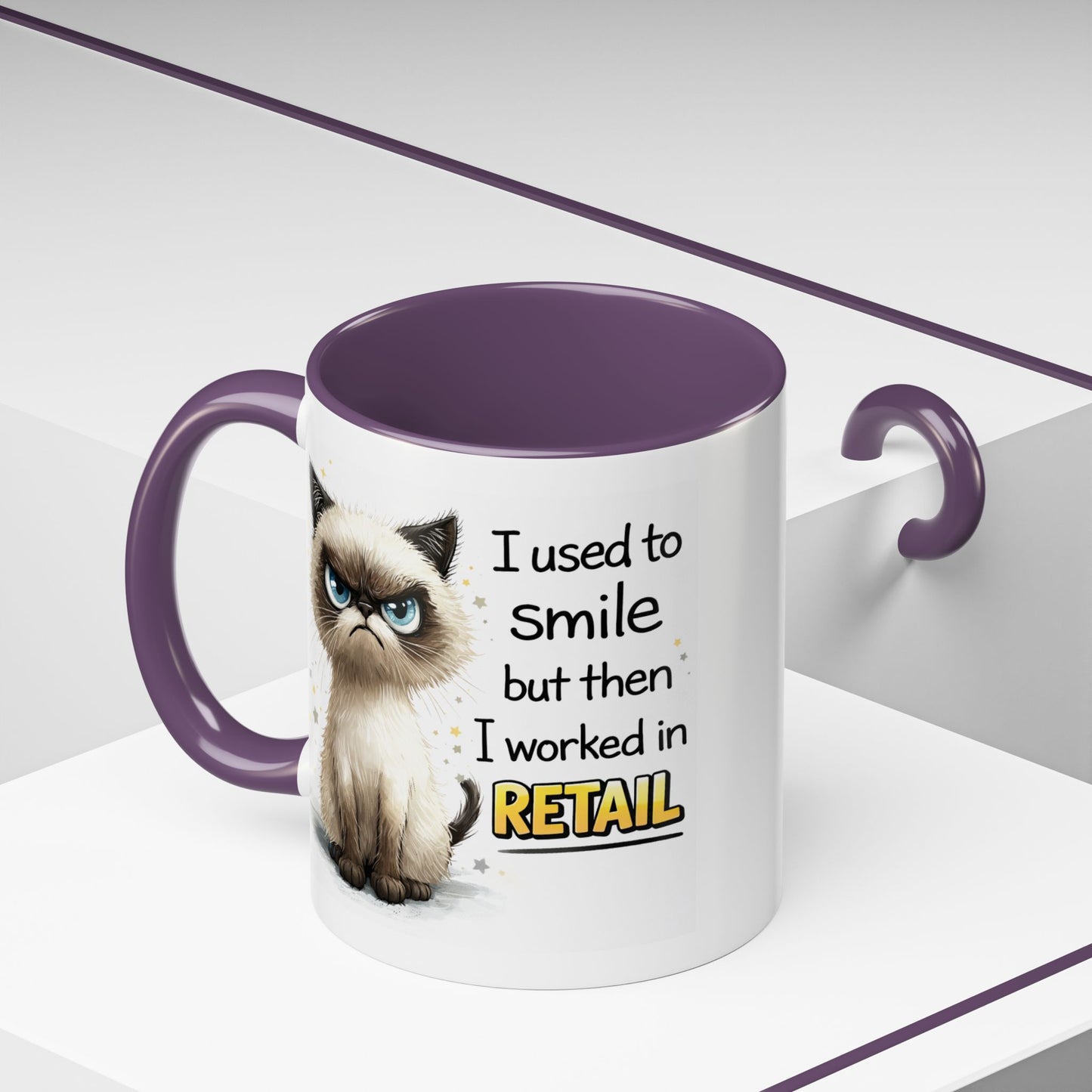 Humor Mug - I Used To Smile
