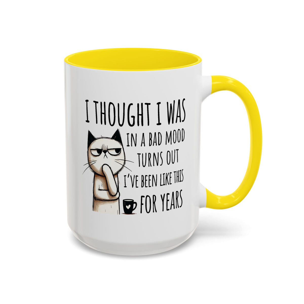 Adult Mug - I Thought I Was In A Bad Mood