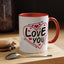 Valentine's Day Mug - Love You Heart Arrows