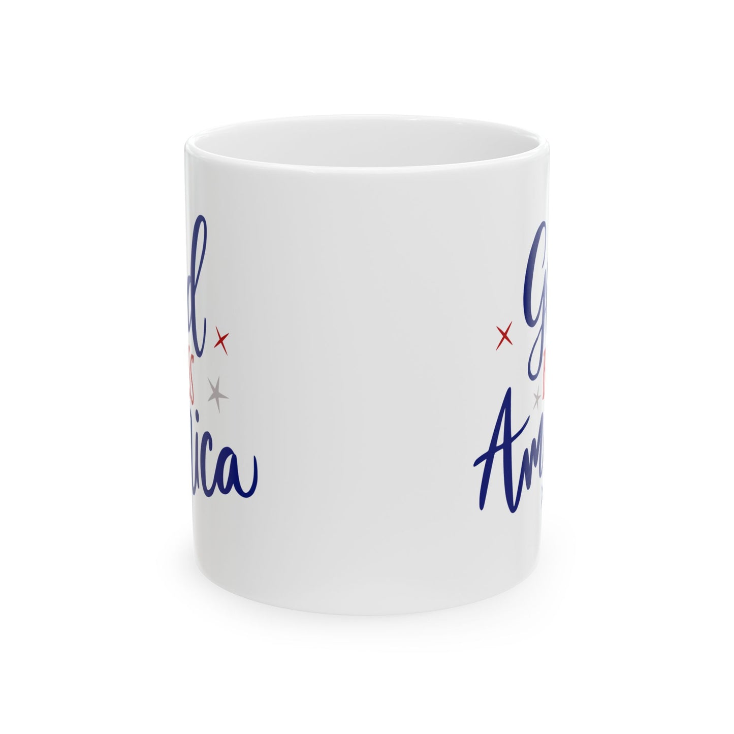 4th of July Mug - God Bless America Patriotic