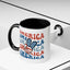 4th of July Mug - America peace Sign