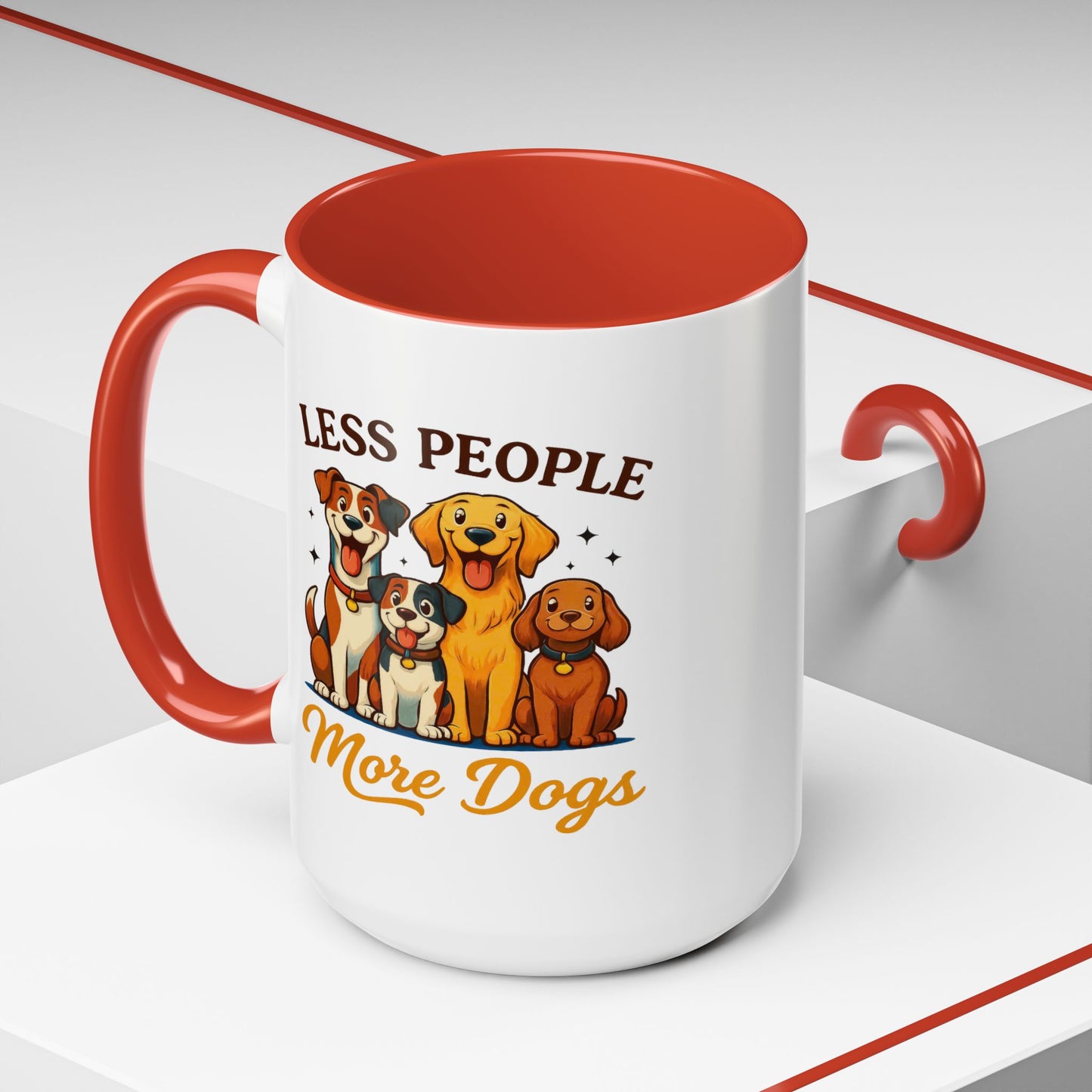 Animal Mug - Less People More Dogs