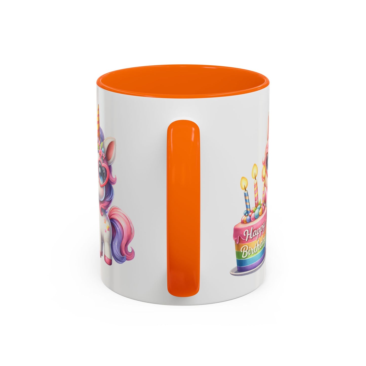Birthday Mug - Unicorn Candles