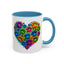 Animal Mug - Dog Paws Heart