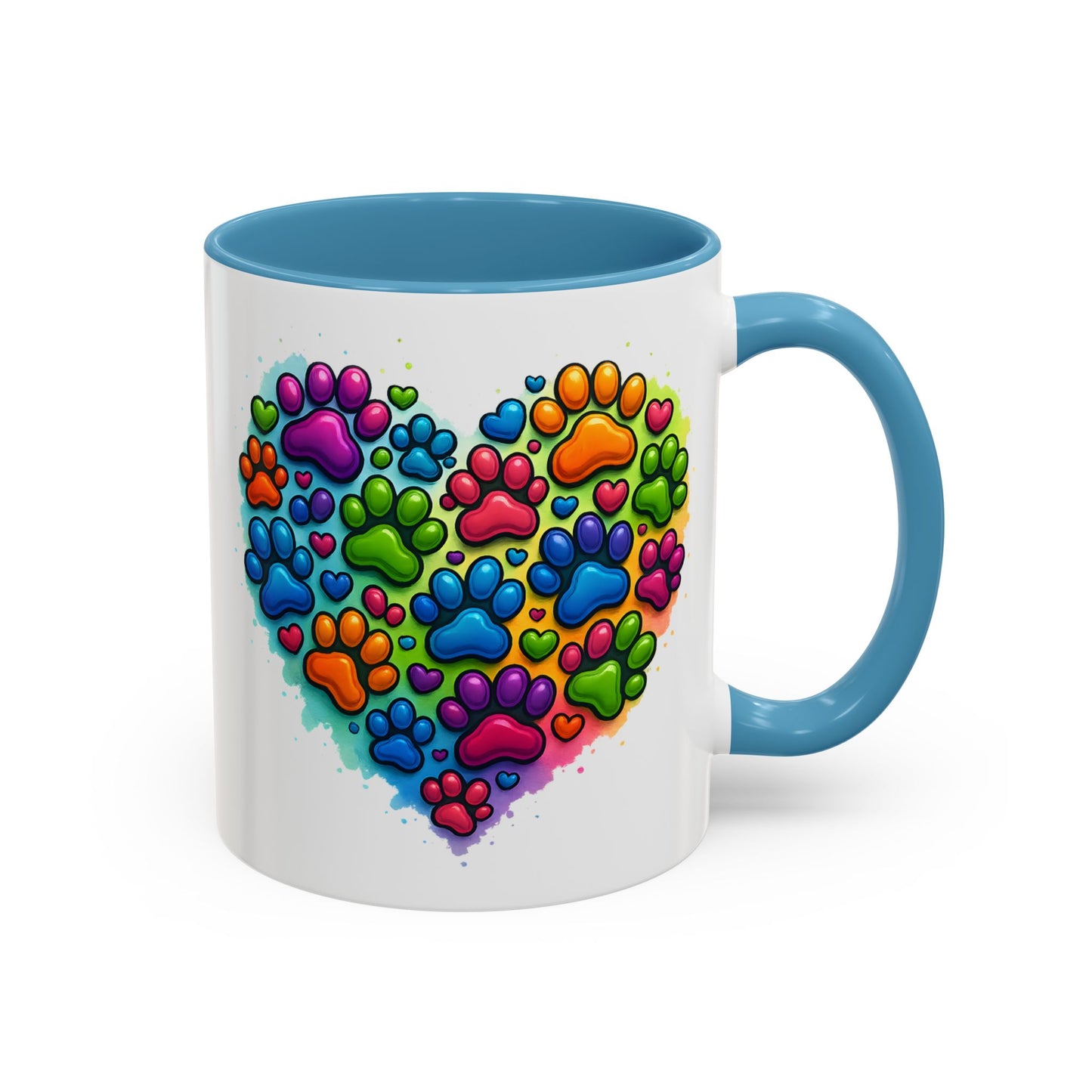 Animal Mug - Dog Paws Heart