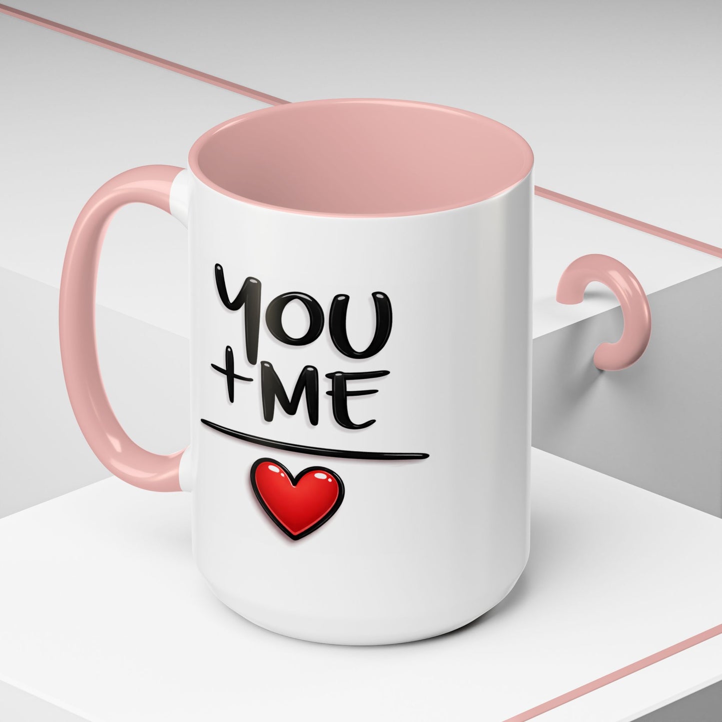 Anniversary Mug - You and Me Red Heart
