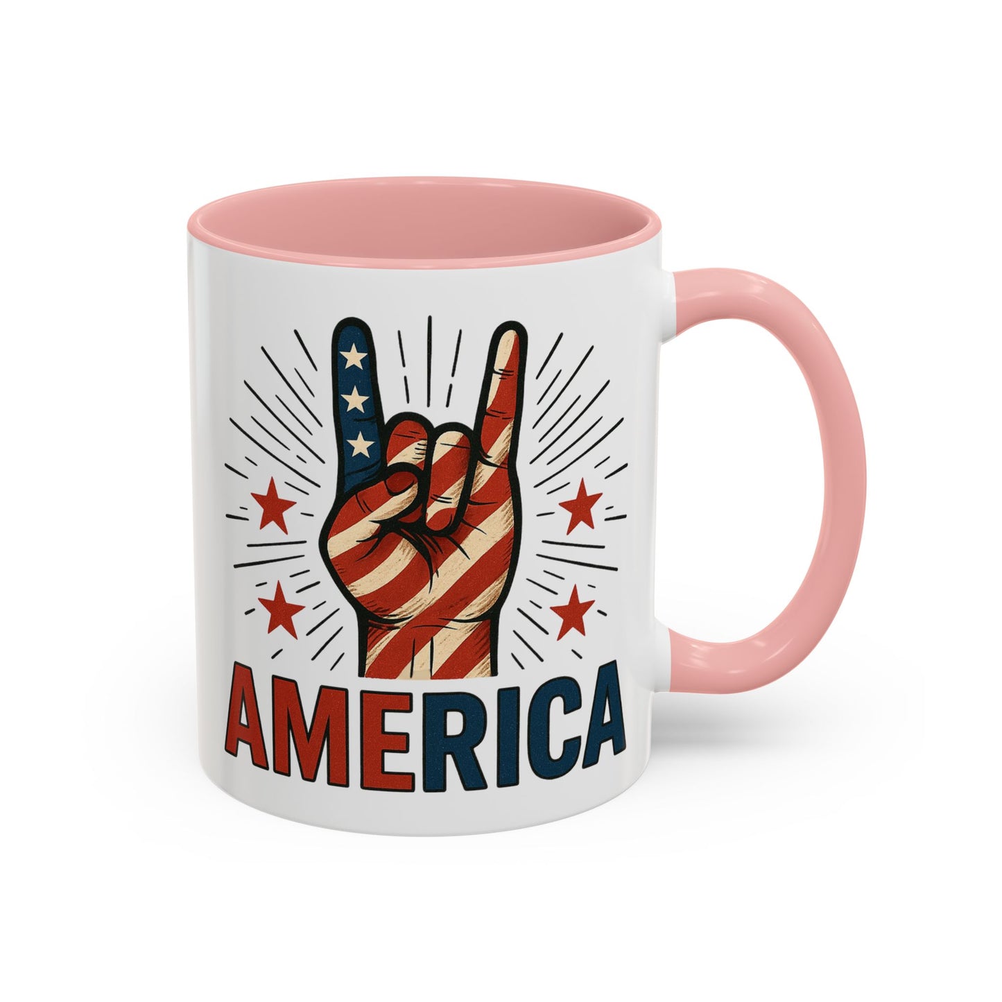 4th of July Mug - America Rock On