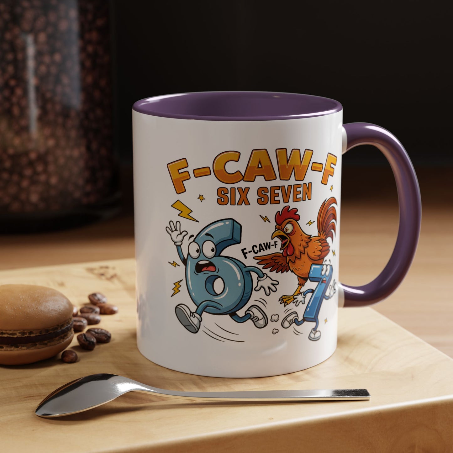 Humor Mug - F-CAW-F Six Seven