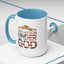 4th of July Mug - One Nation Under God Cross Flag