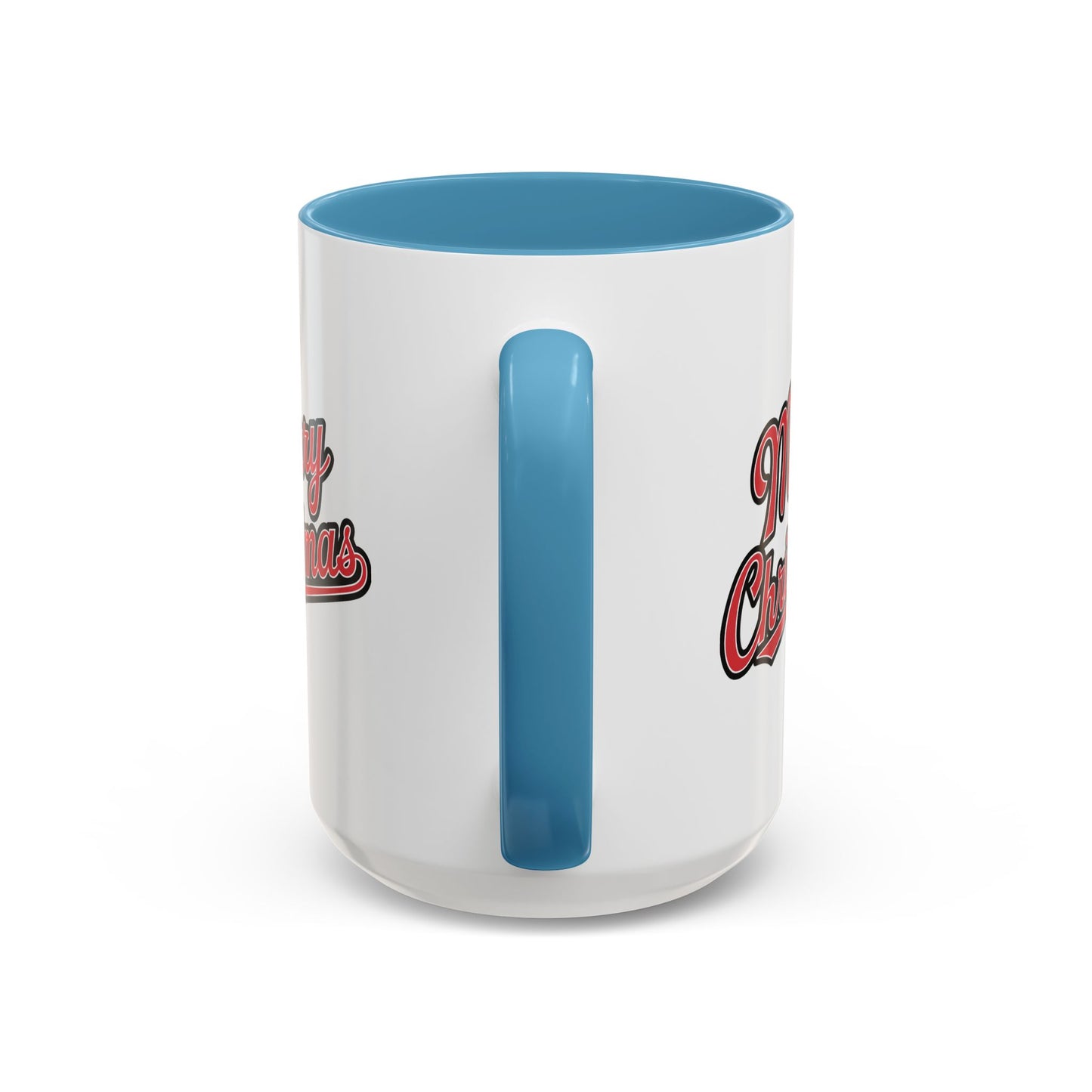 Christmas Mug - Merry Christmas Red & Black Baseball Text