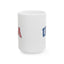 4th of July Mug - USA Red White & blue Stars
