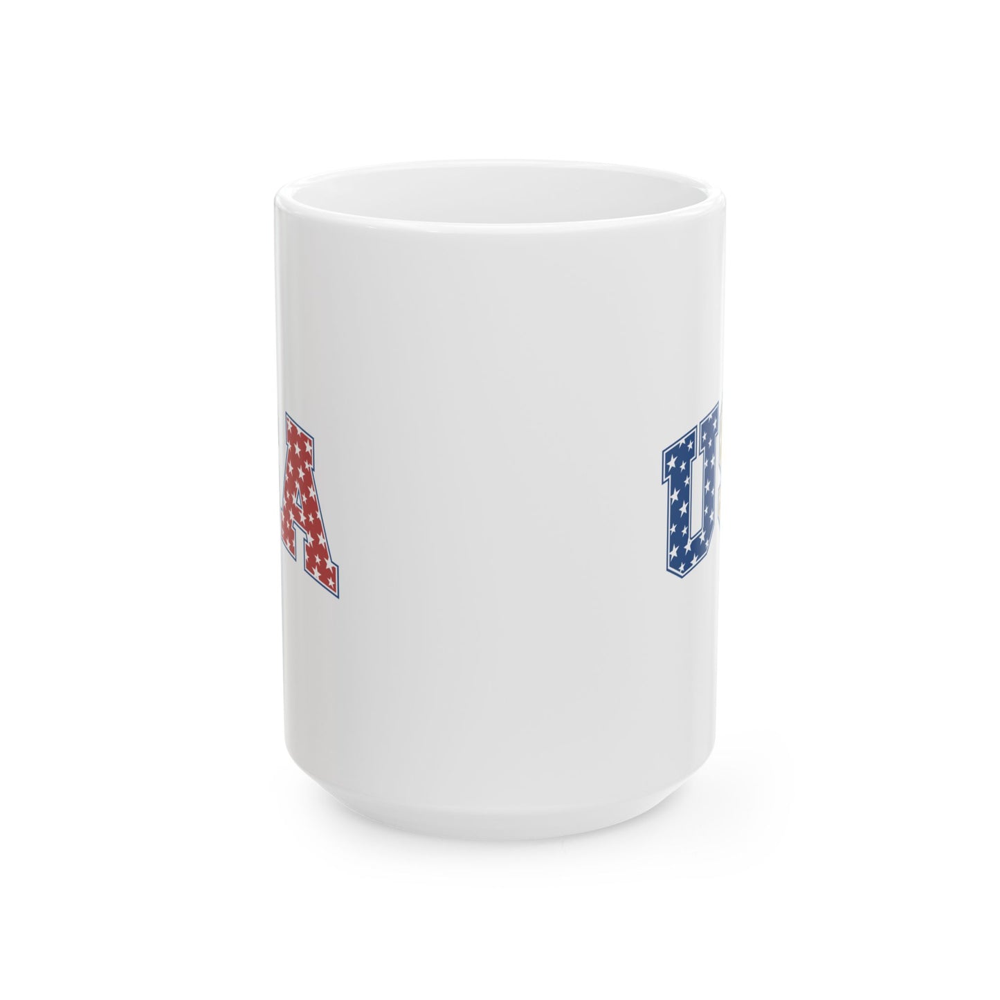 4th of July Mug - USA Red White & blue Stars