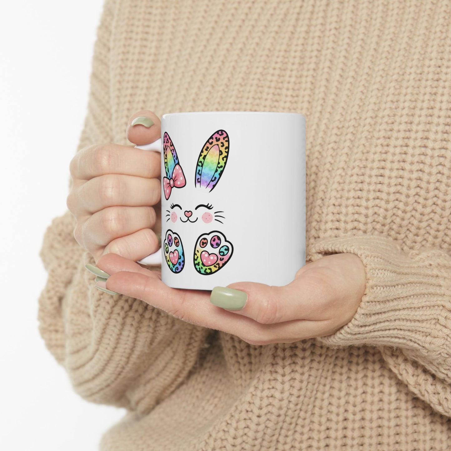 Easter Mug - Colorful Bunny