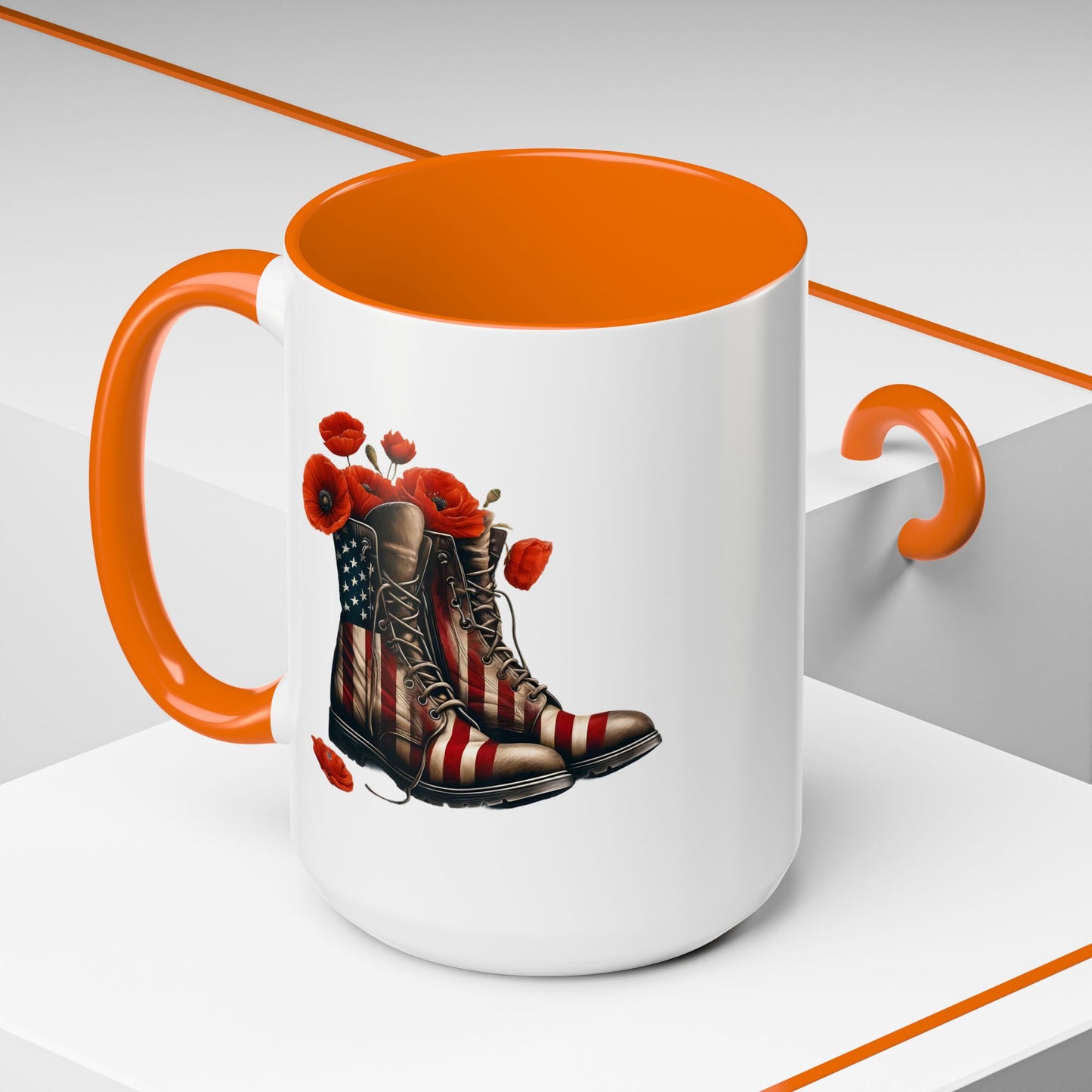 4th of July Mug - Fallen Soldier Boots