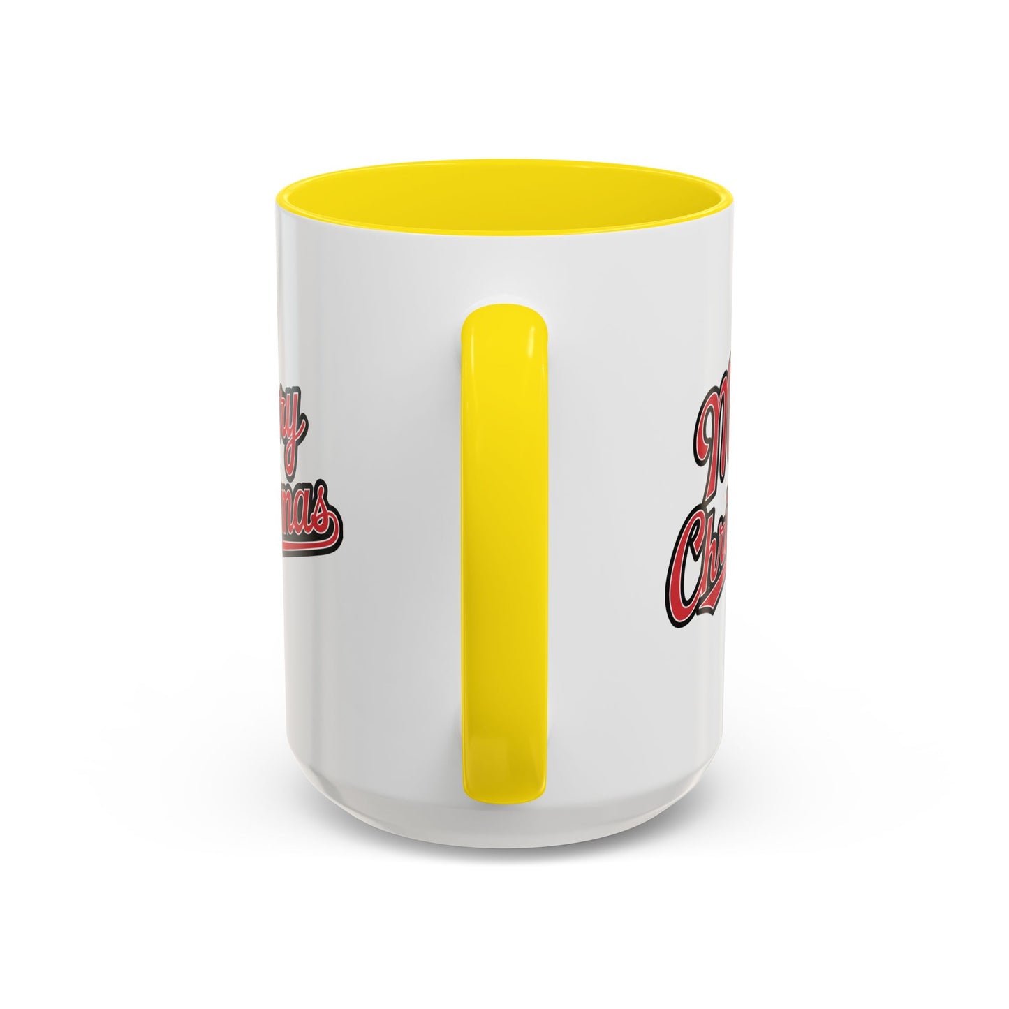 Christmas Mug - Merry Christmas Red & Black Baseball Text