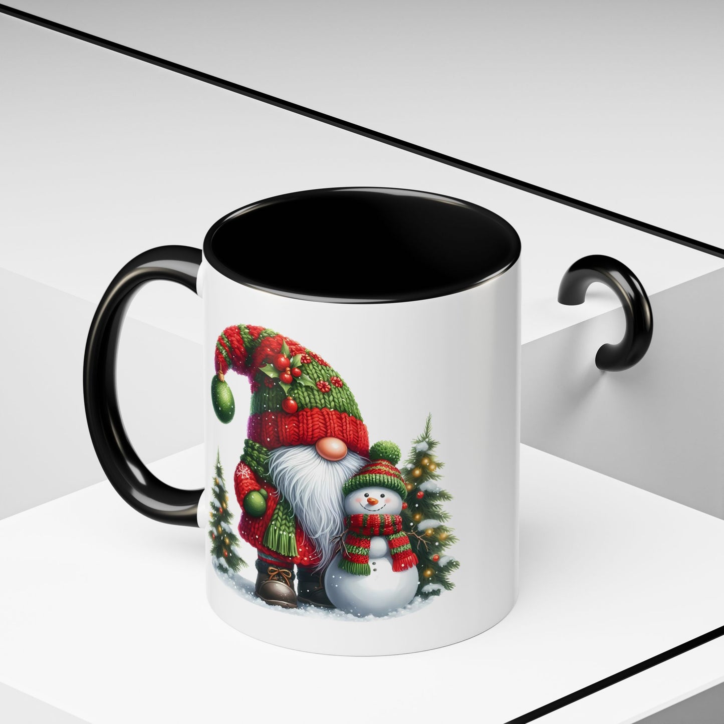 Christmas Mug - Gnome and Snowman