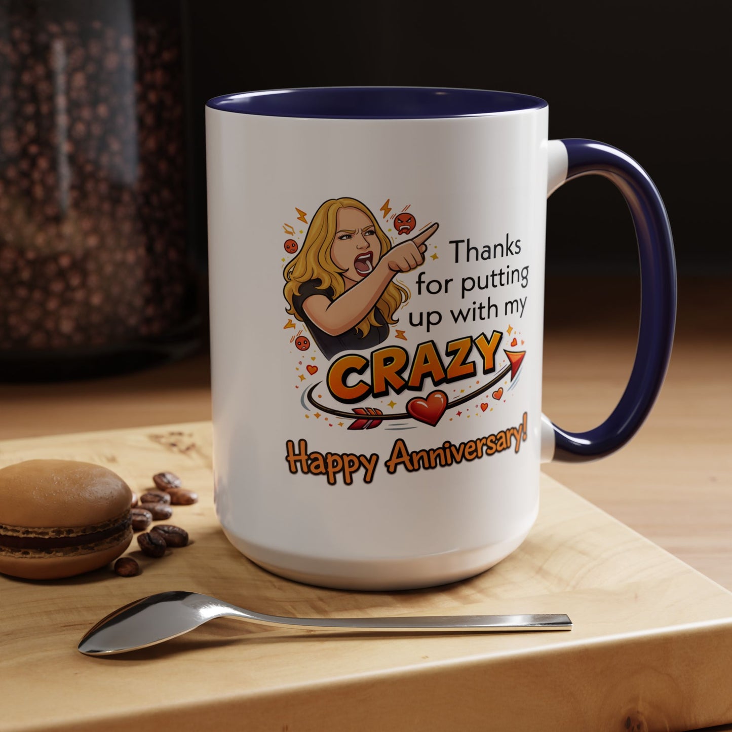 Anniversary Mug - Thanks For Putting Up