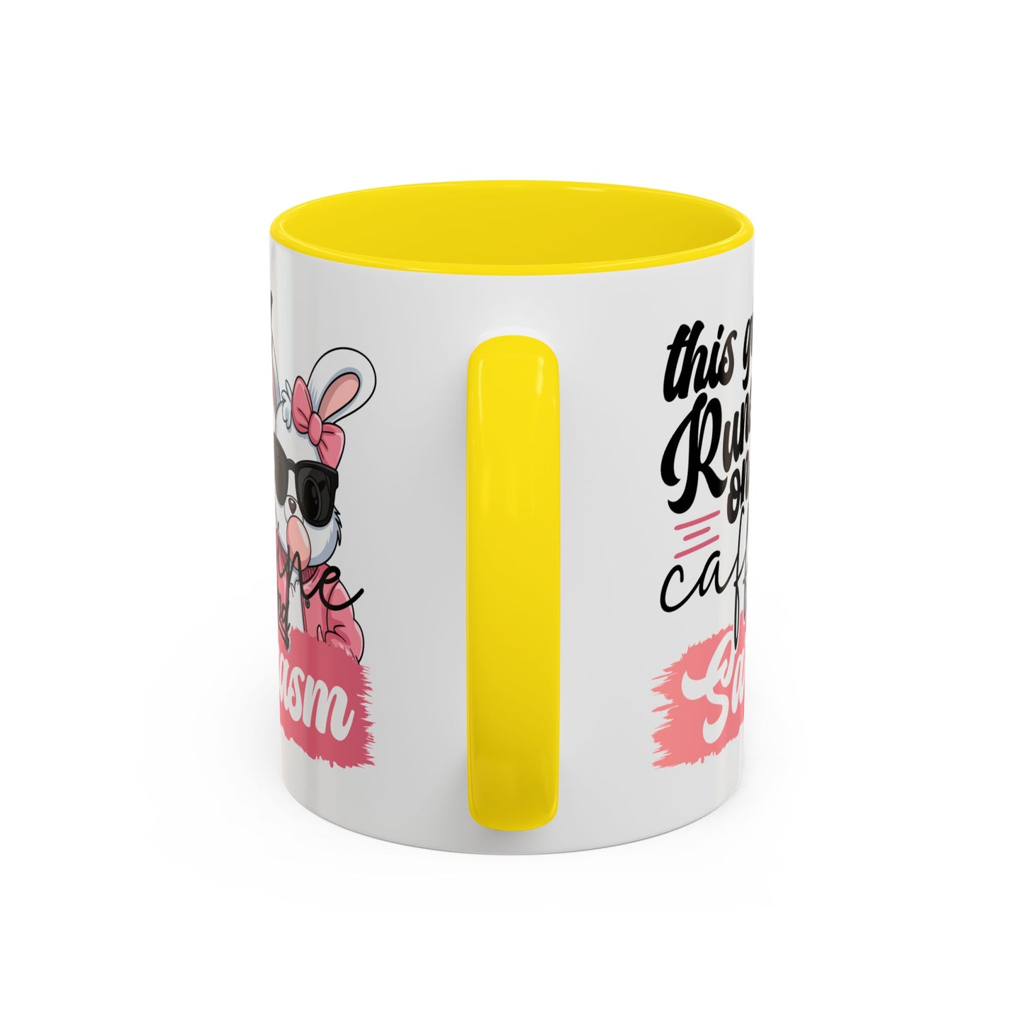 Humor Mug - This Girl Runs on Caffeine & Sarcasm