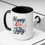 4th of July Mug - Happy 4th of July Fireworks
