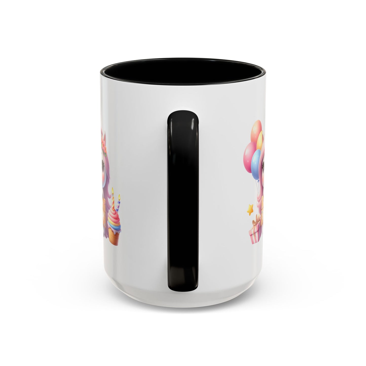 Birthday Mug - Girl Unicorn Happy Birthday Sign 2