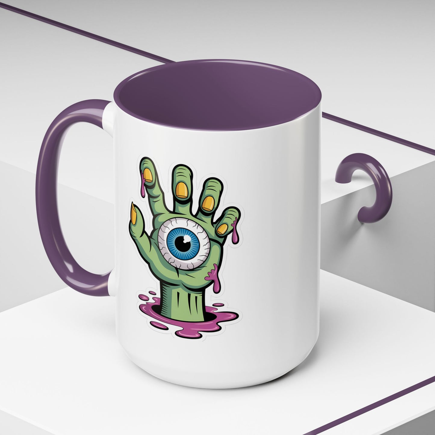 Halloween Mug - Eye Ball Hand