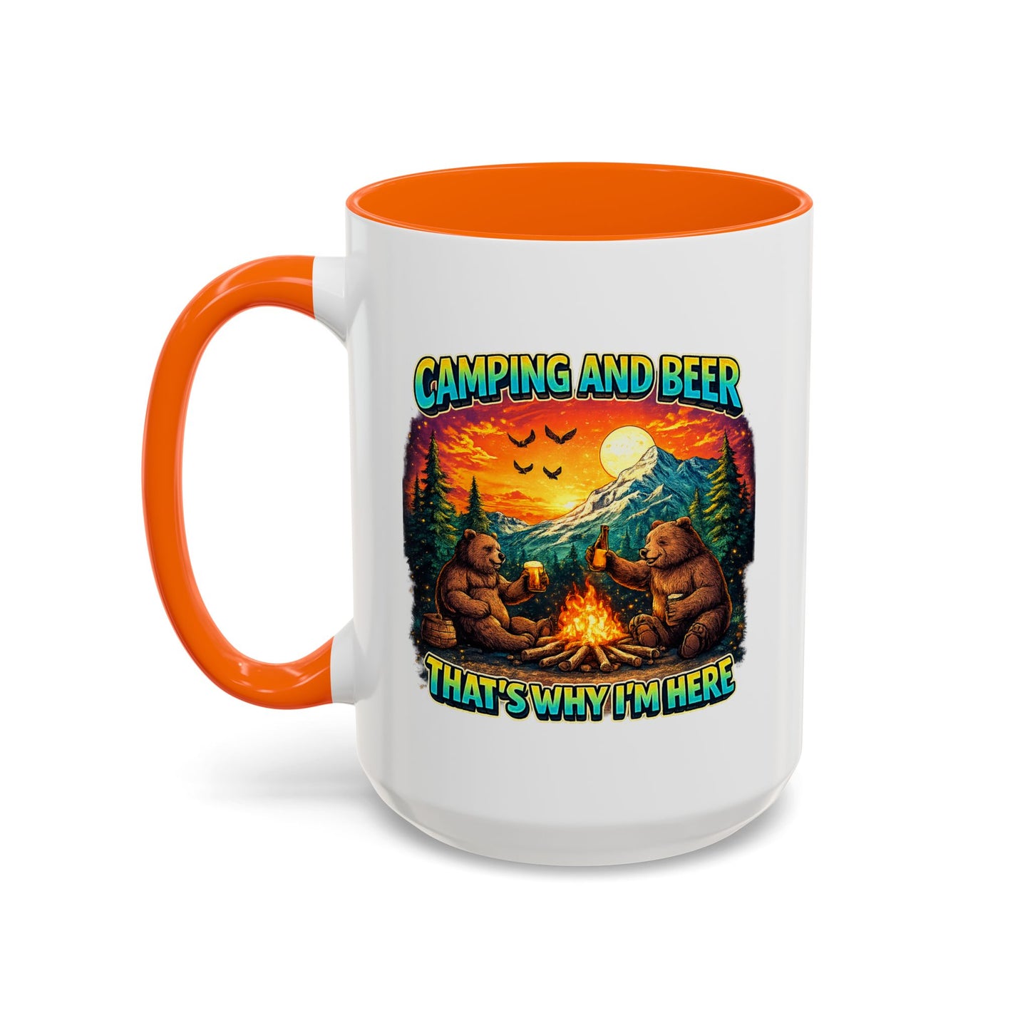 Humor Mug - Camping and Beer