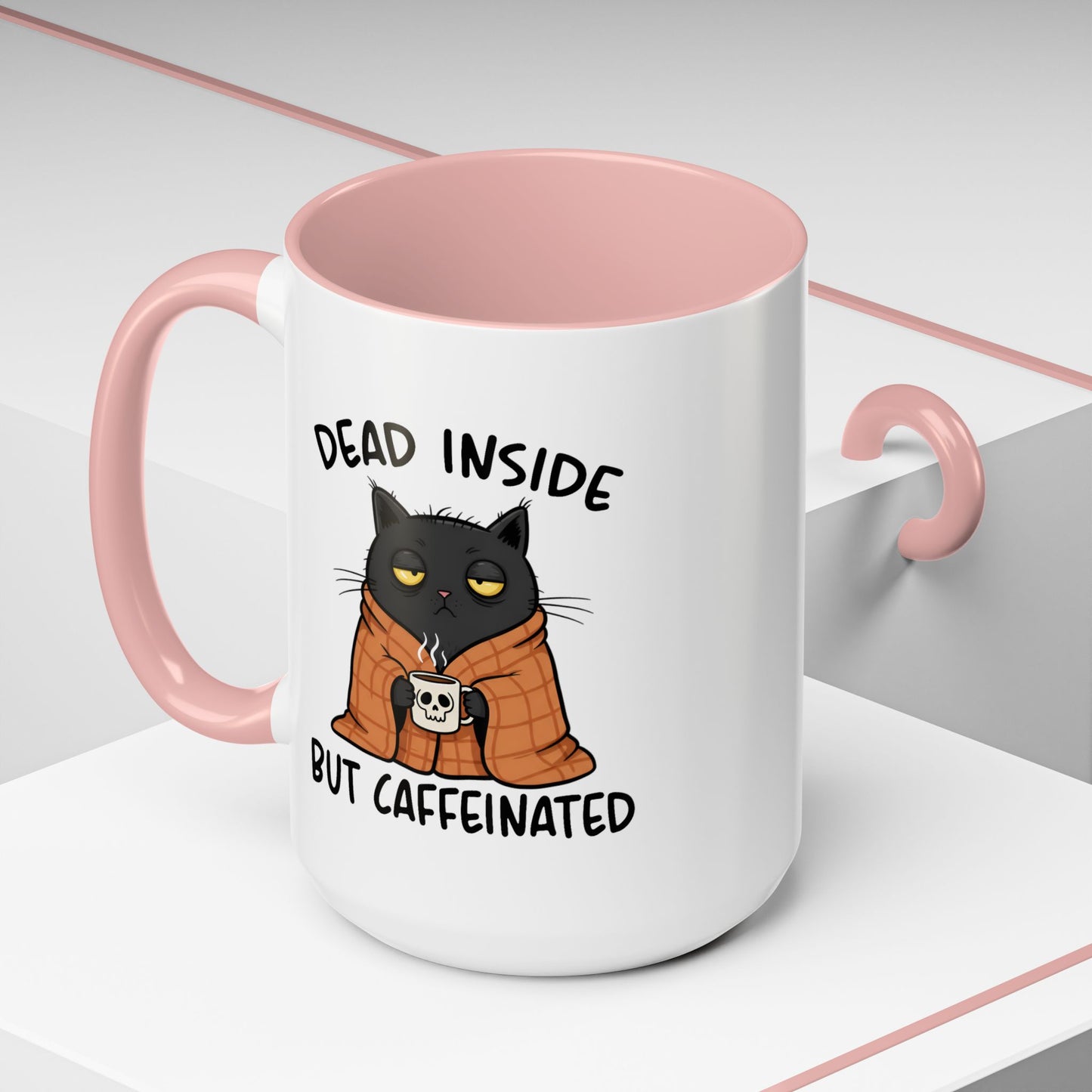 Animal Mug - Dead Inside But Caffeinated