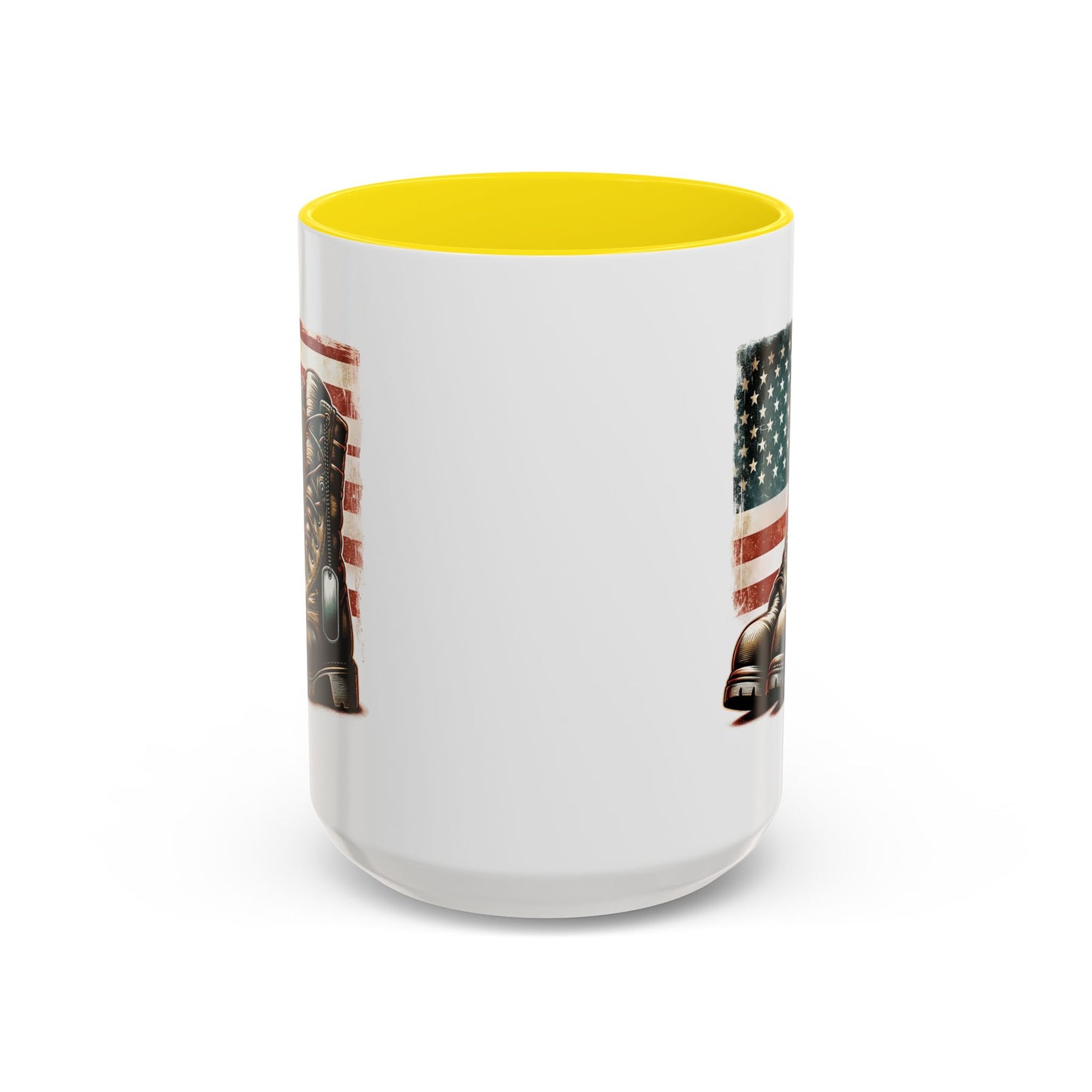 4th of July Mug - Fallen Soldier Boots Flag
