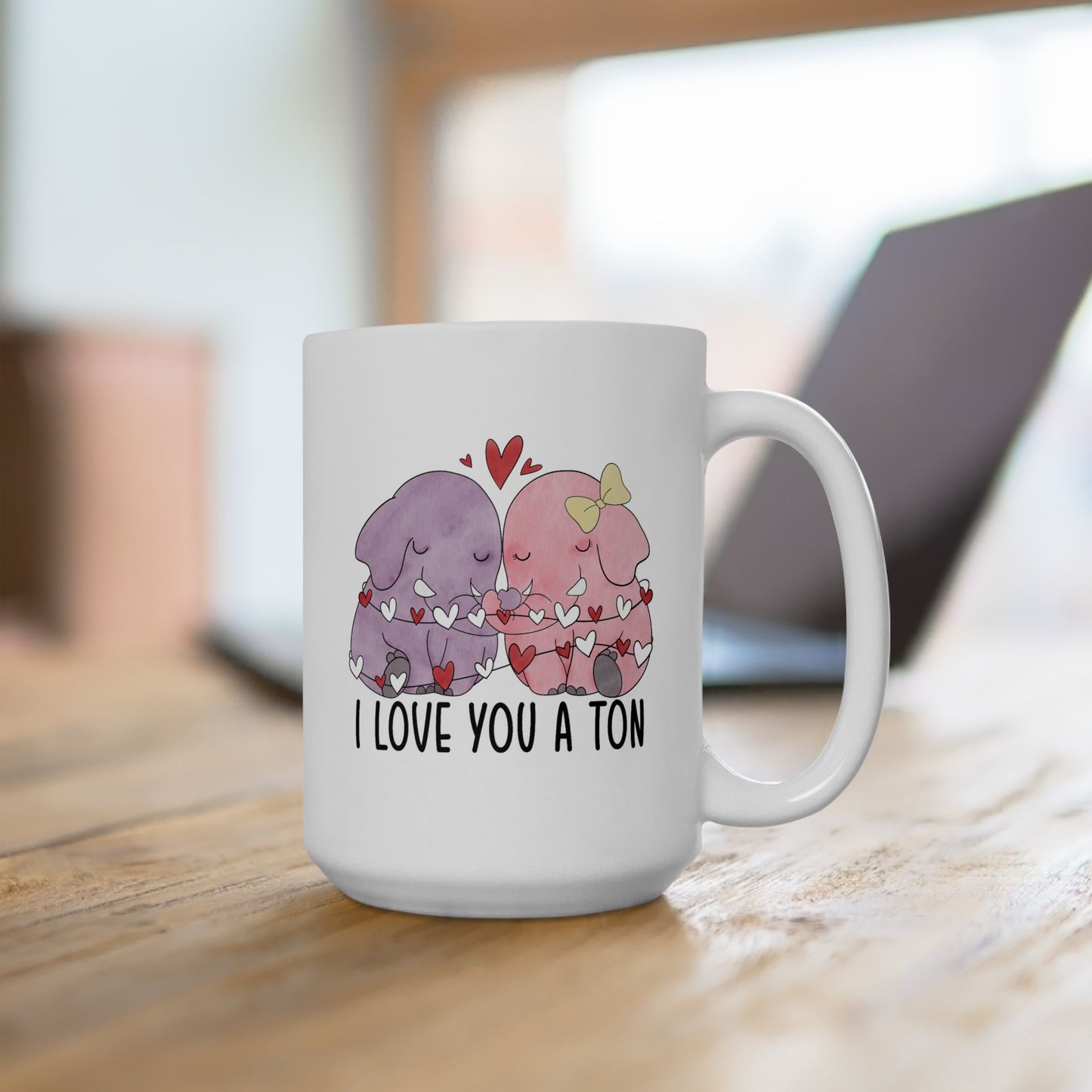 Valentine's Day Mug - I Love You A Ton
