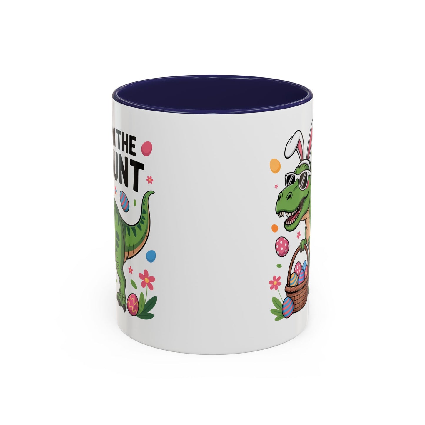 Easter Mug - On The Hunt Dinosaur