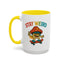 Humor Mug - Stay Weird Mushroom Skateboard