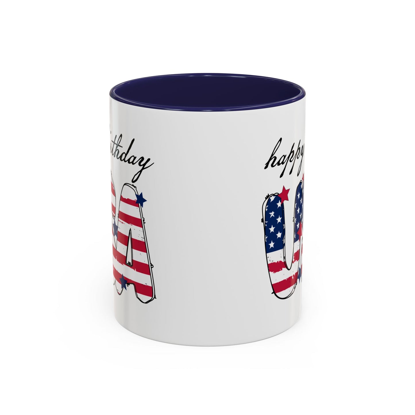 4th of July Mug - Happy Birthday USA