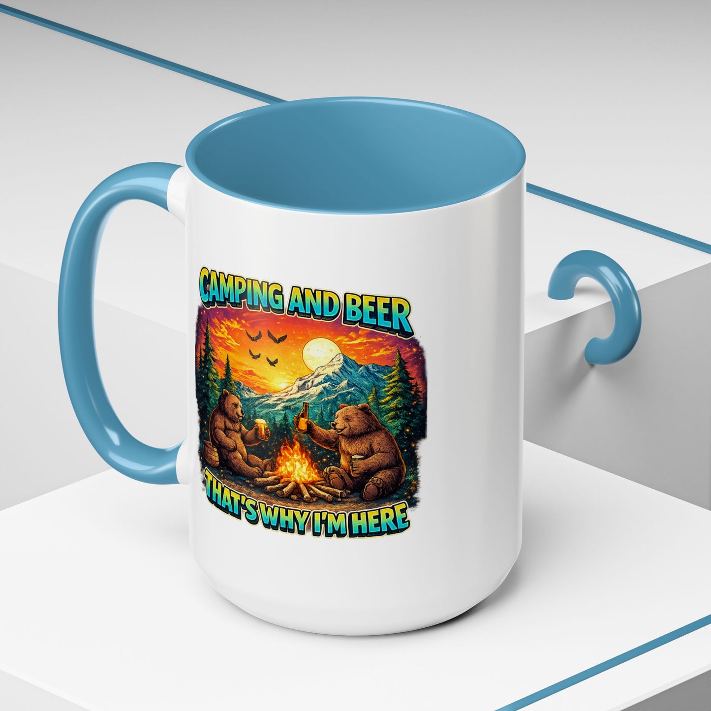 Humor Mug - Camping and Beer