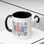 4th of July Mug - USA Preppy Floral