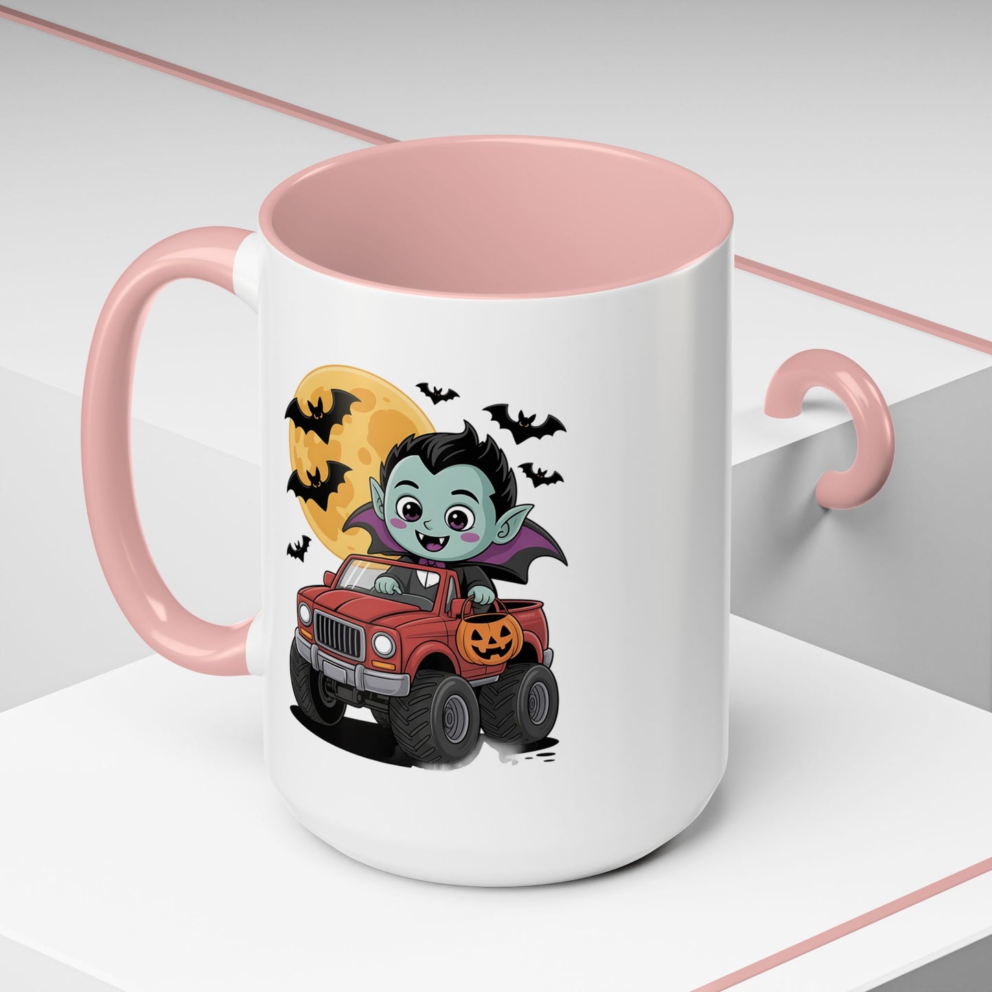 Halloween Mug - Driving Vampire