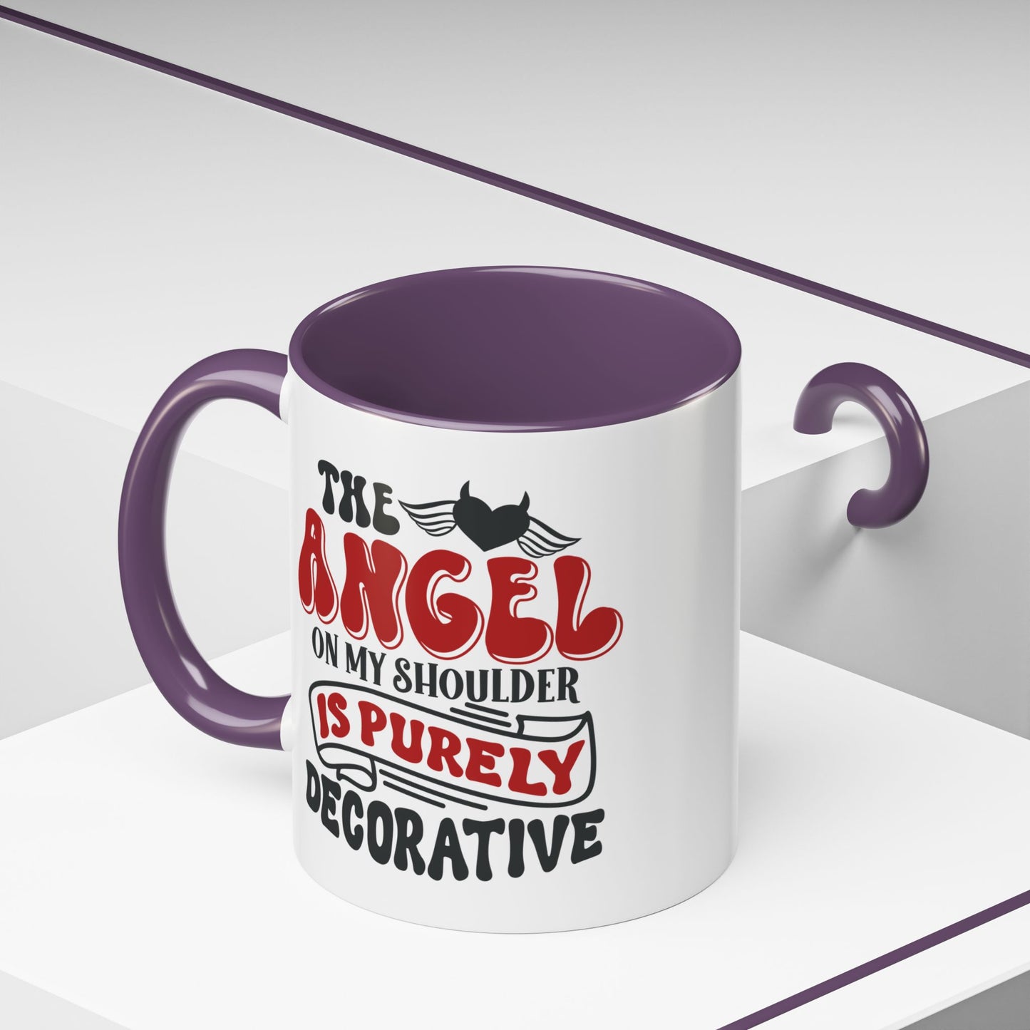 Humor Mug - The Angel on my Shoulder