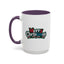 Christmas Mug - Merry Christmas White Red & Blue Text