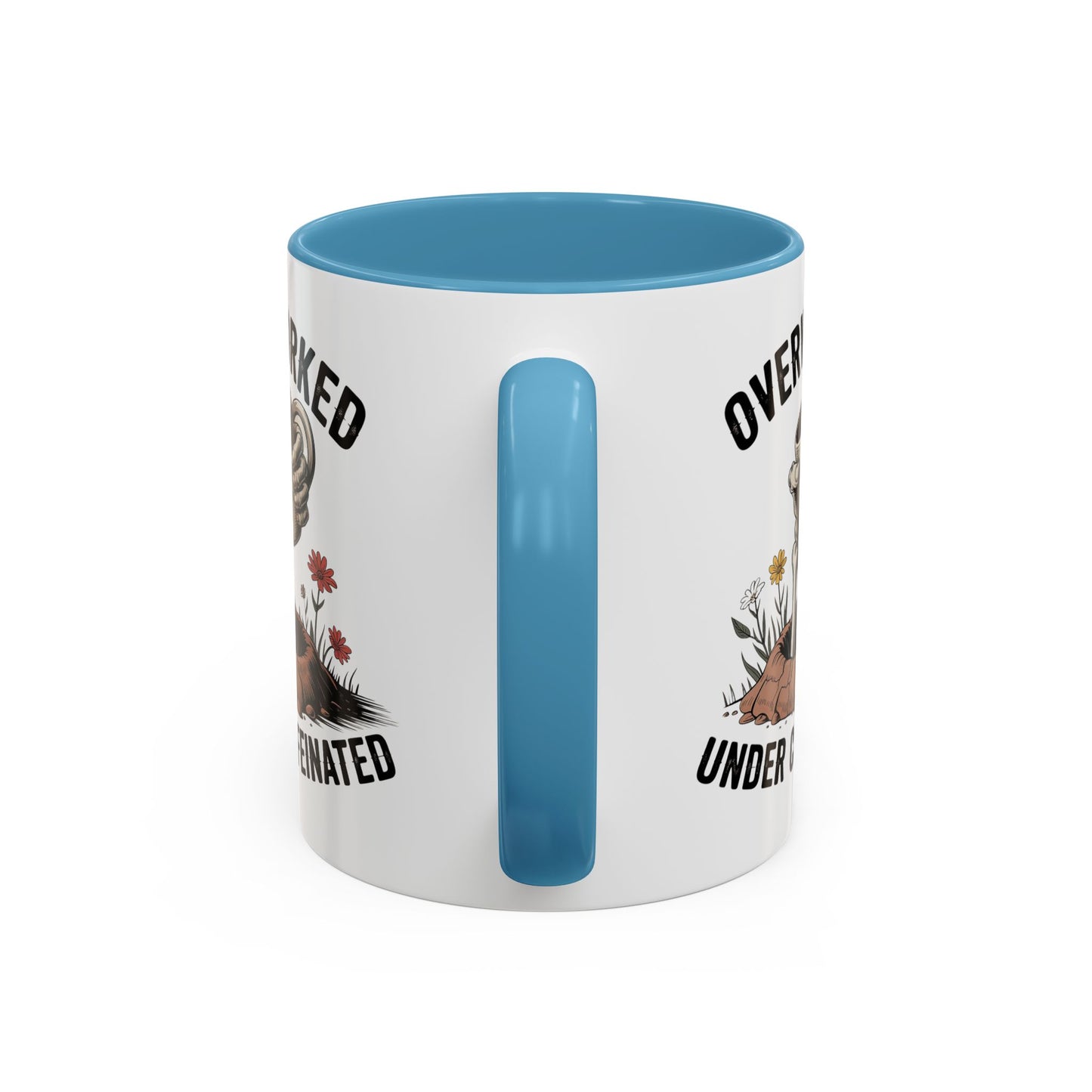 Humor Mug - Overworked and Under Caffeinated