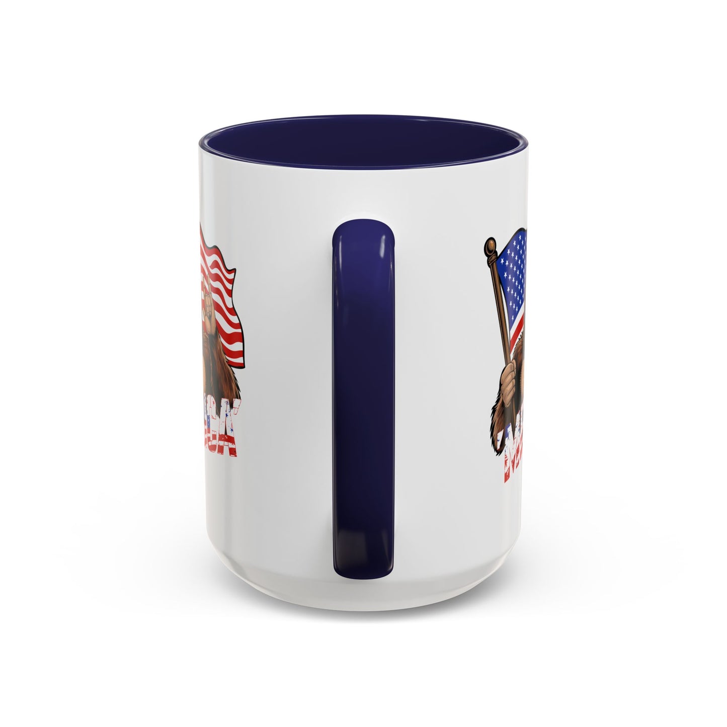 4th of July Mug - Bigfoot USA Flag